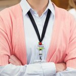 Personalised Volleyball Basketball Apple Books Lanyard with Name Thanks Gift Appreciation for PE Teacher