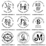 Timbro a secco personalizzato per libri Ex Libris manuale con iniziali e nome regalo di Natale per lettori amanti dei libri