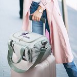 Borsa da palestra personalizzata impermeabile  a tracolla grande spazio sport ginnastica ritmica nome regalo di compleanno per gli amanti dello sport