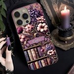 Coque personnalisée pour iPhone avec nom Cadeau d'anniversaire pour femmes amoureuses des livres