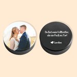 Personalisierter Hockey Puck mit Foto und Text Hochzeit Geburtstag Geschenk für Hockeybegeisterte Paare