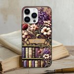 Coque personnalisée pour iPhone avec nom Cadeau d'anniversaire pour femmes amoureuses des livres