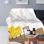 Personalised Embrace the Future Woven Retirement Throw Blanket Home Decor Retirement Gift for Friend Family