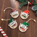 Personalized Daily Elf Report Christmas Ornament with Name Toggle to Naught or Nice Christmas Gift for Kids