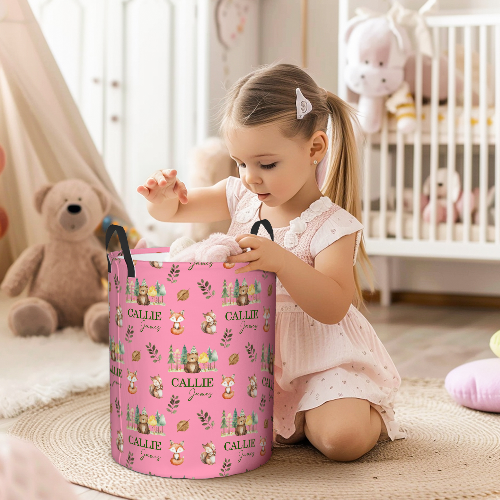 Personalised Cute Rabbit Fox Squirrel Woodland Animal Large Collapsible