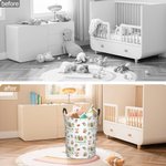 Panier de rangement pour le linge avec poignée, personnalisé, pour les garçons et les filles.