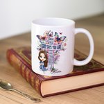 Tasse en céramique avec nom, anniversaire et cadeau de Noël pour les chrétiens.