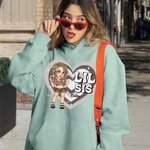 Personnalisé Grand Sis Mid Sis Lil Sis Y2K Heart Cartoon Girl T-shirt Sweatshirt Hoodie with Name Birthday Friendship Gift for Besties Women