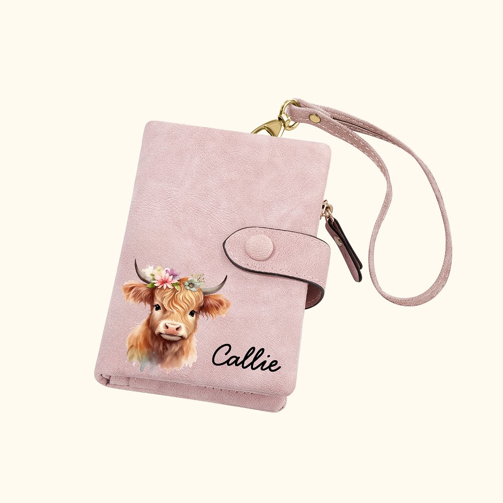 Portefeuille Homme Personnalisé En Cuir Avec Initiales Et Photo - Cadeau Personnalisé Pour Papa, Grand-père - RFID, Porte-Cartes - Idée Cadeau Fête Des Pères, Noël, Anniversaire