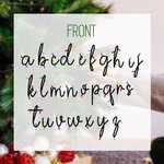 Personalised Colored Lights Coquette Bow Name Drawstring Gift Bag with Kraft Paper Tag Merry Christmas Party Favors for Kids Family