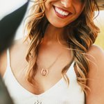 Collana personalizzata di fiori di nascita a ferro di cavallo con pietra di nascita Fascino di buona fortuna Gioielli Regalo di compleanno e anniversa