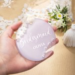 Etiquette de suspension en acrylique avec titre et nom Mariage Fête de la Célibataire Cadeau de douche de mariage pour Mariée Demoiselle d'honneur