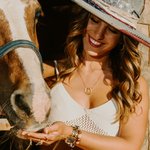 Collana personalizzata di fiori di nascita a ferro di cavallo con pietra di nascita Fascino di buona fortuna Gioielli Regalo di compleanno e anniversa