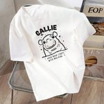 Personalized Love Heart Starlight Cute Moo Deng Baby Hippo Unisex T-shirt Sweatshirt with Name Birthday Gift for Moo Deng Fans Lovers