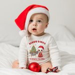 Body de bébé en coton avec nom Cadeau de douche de Noël pour bébé