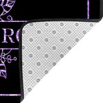 Felpudo Personalizado con Elementos Florales de Peluquería y Texto Peluquería Accesorios de Apertura Regalo para Peluqueros Amantes de la Belleza