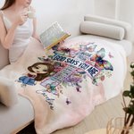 Personnalisé Dieu dit que vous êtes unique Bible spéciale Couverture chaude avec nom personnage de bande dessinée Décoration maison Cadeau d'anniversa