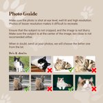 Personalisierte Haustier Foto wiederverwendbare große Canvas Tragetasche Geschenk für Tierliebhaber