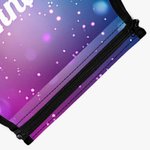 Personalized Cartoon Girl Woman Character Glitter Luggage Cover with Name Fits 18-32 Inches Suitcase Birthday Travel Accessories Gift for Her