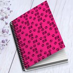 Cahier à spirales personnalisé A5 120 pages avec nom Cadeau d'anniversaire pour les amoureux des animaux de compagnie