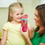 Personalized Cousin Crew Cartoon Character 16oz Bottle with Straw and Handle with Name Christmas Birthday Gift for Boys Girls