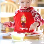 Tablier Ajustable pour Garçons Filles avec Poche Cuisine Pâtisserie Cadeau d'Anniversaire pour Enfants