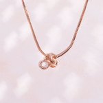 Personalizado Tiny 3D burbuja inicial globo inicial collar con piedra de cumpleaños joyería de regalo para las mujeres