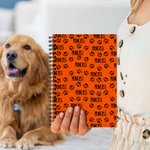 Cahier à spirales personnalisé A5 120 pages avec nom Cadeau d'anniversaire pour les amoureux des animaux de compagnie