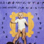 Baby Monthly Milestone Fleece Blanket Friends Theme TV Show