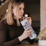 Bible personnalisée Nom du personnage de dessin animé 20oz Straight Skinny Tumble with Staw and Brush Birthday Christmas Gift for Christian