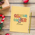 Personalizzato Cousin Crew Personaggio dei cartoni animati A5 Taccuino foderato e set di matite con nome Natale Scuola Ufficio Forniture regalo per ba