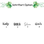 Personalisierte Bunte Canvas Bauchtasche mit Gesticktem Namensaufnäher Geburtstag Schulanfang Geschenk für Kinder