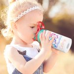 Personalized Colourful Fantasy Unicorn 12oz Insulated Name Water Bottle with Silicone Straw and Handle Birthday Christmas Gift for Girls