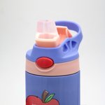 Personalisierte niedlichen Apfel Bleistift Wasserflasche mit Namen und Grad Geburtstag zurück zu Schule Geschenk für Jungen Mädchen