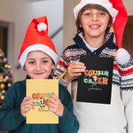 Personalizzato Cousin Crew Personaggio dei cartoni animati A5 Taccuino foderato e set di matite con nome Natale Scuola Ufficio Forniture regalo per ba