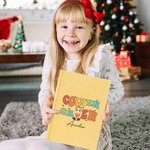 Personalizzato Cousin Crew Personaggio dei cartoni animati A5 Taccuino foderato e set di matite con nome Natale Scuola Ufficio Forniture regalo per ba