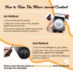 Personalised Natural Stone Beads Adjustable Photo Projection Rope Bracelet with I Love You in 100 Languages Birthday Anniversary Gift for Women