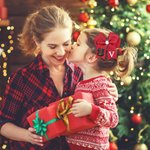 Personalized Elk Penguin Christmas Element Bow with Letter Monogrammed Christmas Birthday Gift for Girl