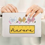 Sac de maquillage personnalisé avec bracelet Cadeau d'appréciation de la journée de l'enseignant