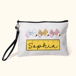 Sac de maquillage personnalisé avec bracelet Cadeau d'appréciation de la journée de l'enseignant