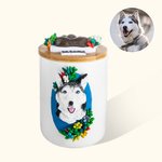 Personalized Handmade Pet Portrait Urn Pet Lovers Gift