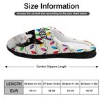 Personalisierte Licht String Hund Katze Foto Baumwolle Plüsch Hausschuhe mit Namen Geburtstag Geschenk für Tierliebhaber