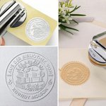 Personalisierter  Katze und Mädchen Buchpräger Prägestempel mit Namen Text Geburtstag Geschenk für Lehrerinnen Buchliebhaber