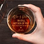 Personalisierte Nach Jahren bin ich immer noch nicht krank von Ihnen 10oz Old Fashioned Whiskey Rocks Glas mit eingraviertem Namen Geburtstag lustiges Geschenk für Mann