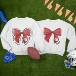 Personalised Multicolor Mascot Coquette Bow T-shirt Sweatshirt with Text Game Day Gift for Sports Lover Cheerleading