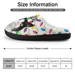 Personalisierte Licht String Hund Katze Foto Baumwolle Plüsch Hausschuhe mit Namen Geburtstag Geschenk für Tierliebhaber