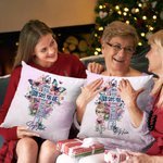 Personalisierte Cartoon Charakter Gott sagt, du bist Kreuz Schmetterling werfen Kissenbezug mit Namen Geburtstag Home Decor Geschenk für Christen