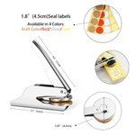 Personalized Religious Cross Book Embosser Stamp with Text Hand Held Set Baptism Confirmation Gift for Christians Book Lovers