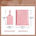 Personalisierte Mehrfarbige PU Leder Reisepasshülle Gepäckanhänger mit Namen Monogramm Jahrestag Geburtstag Geschenk für Reise-Enthusiasten