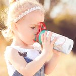 Personalisierte Peter Rabbit 12oz Name isolierte Wasserflasche mit Strohhalm und Druckknopf Deckel Kindertag zurück zu Schule Geschenk für Mädchen Jun